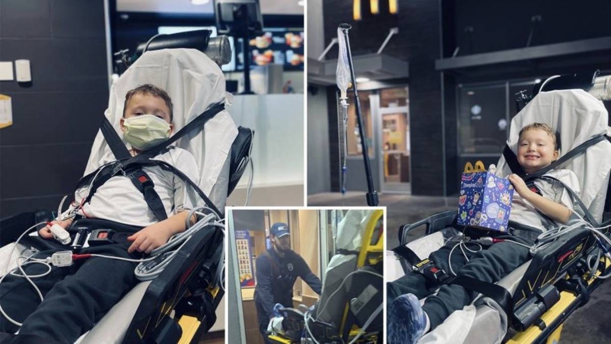 Ambulância Parou Para Garoto Pedir Lanche