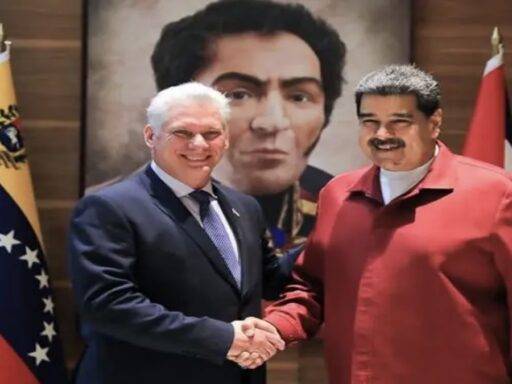 Miguel Díaz Canel, Ditador De Cuba, E Nicolás Maduro, Ditador Da Venezuela