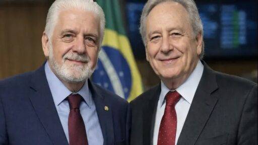 O Senador Petista Jaques Wagner E O Ex Ministro Da Justiça De Lula, Ricardo Lewandowski