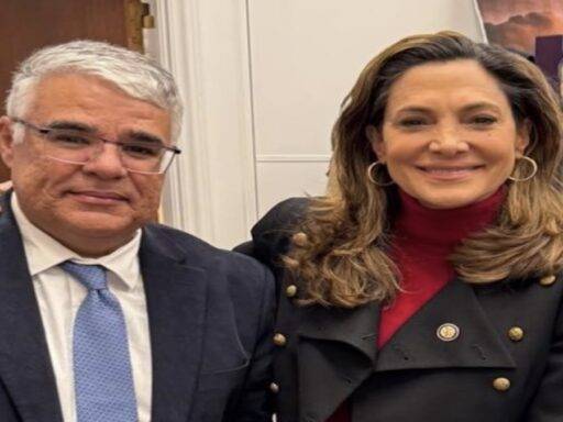 Senador Eduardo Girão Com A Congressista Republicana Maria Salazar