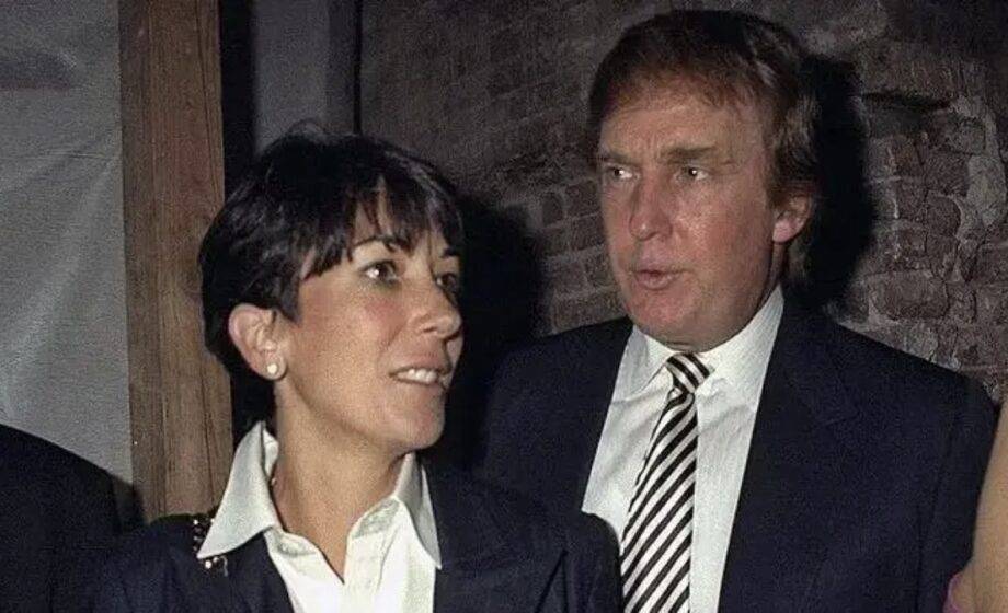 O Presidente Donald Trump E A Cúmplice De Epstein Ghislaine Maxwell