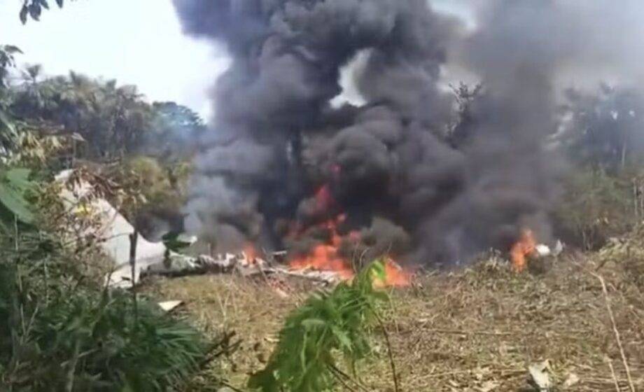 Local Do Acidente Com O Avião Militar, Logo Após A Queda