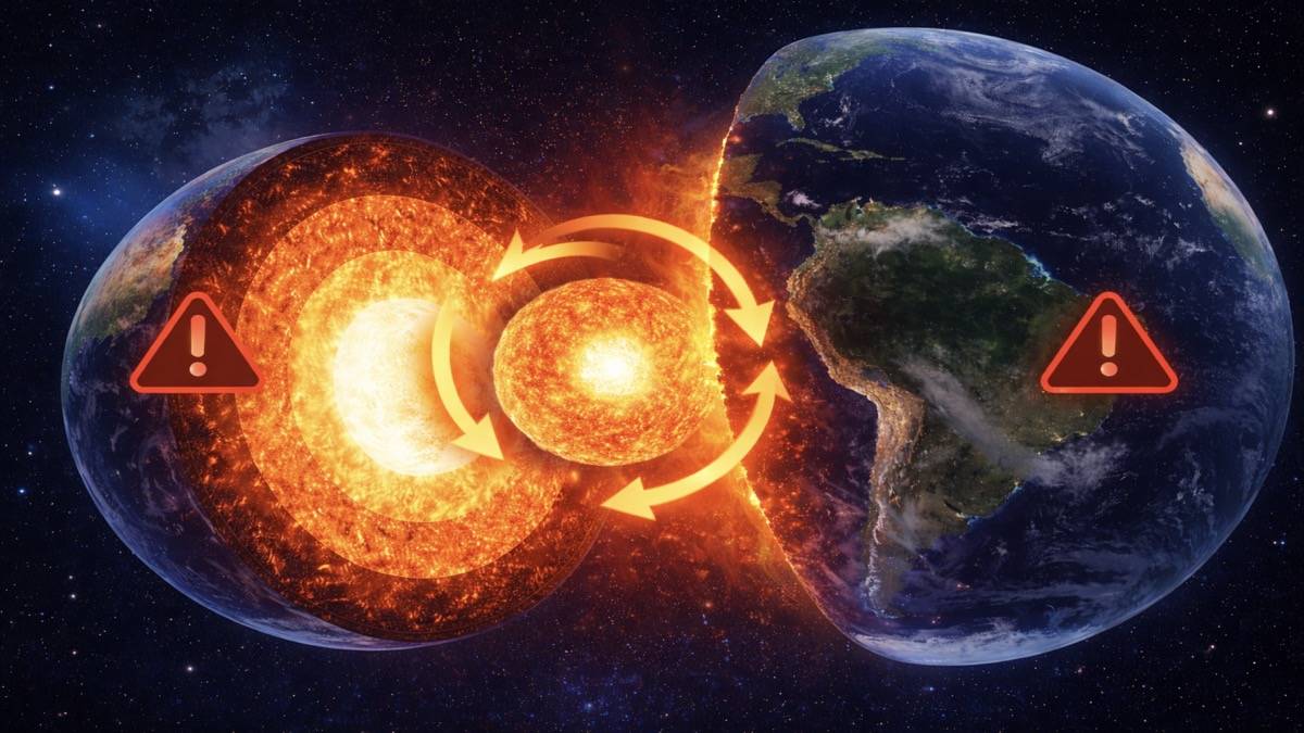 Núcleo Interno Da Terra Parou E Pode Entrar Em Rotação Reversa
