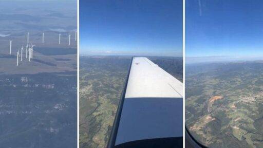 Imagens Feitas Por Renan Saes Durante O Voo