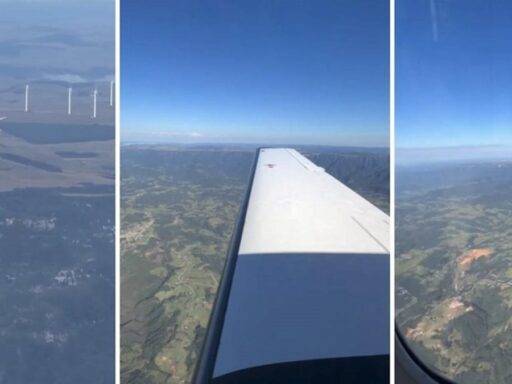 Imagens Feitas Por Renan Saes Durante O Voo