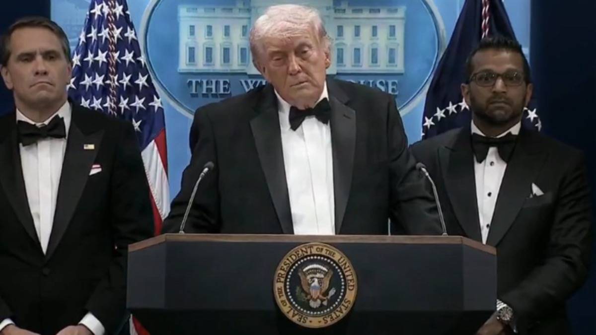 Trump Em Coletiva De Imprensa Após Ataque A Tiros Em Jantar De Gala Nos EUA