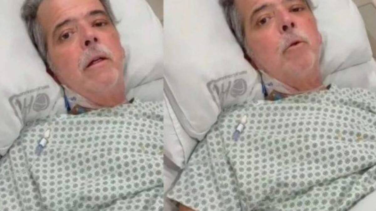 Ator Claudio Cinti da Globo luta contra pneumonia e pede ajuda financeira há dois meses internado