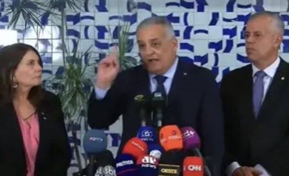 Deputado Alfredo Gaspar, Durante Entrevista Coletiva À Imprensa