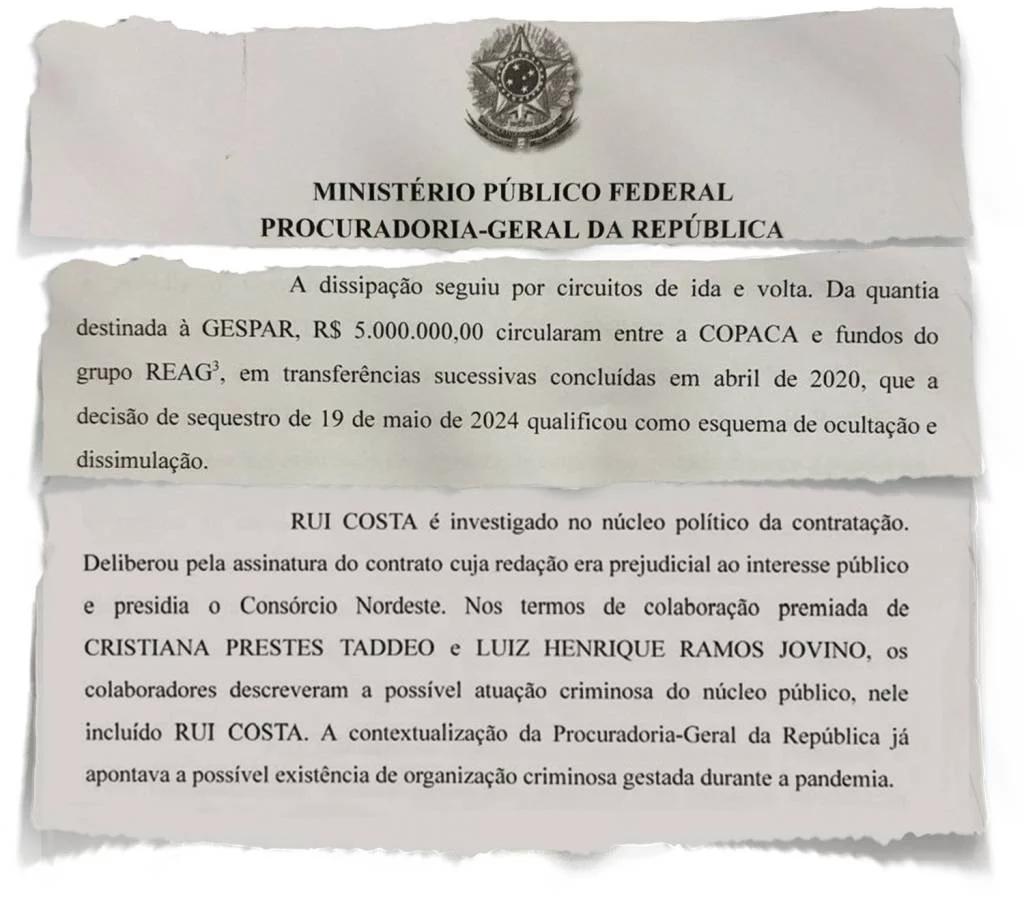 Desvio de R$ 48 milhões em respiradores na pandemia: inquérito com ex-ministro Rui Costa como suspeito retorna ao STF