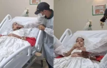 Jovem com câncer casa no hospital, realiza último sonho e morre dois dias após a cerimônia