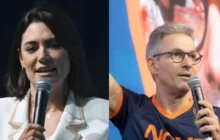 Michelle Bolsonaro descarta ser vice de Romeu Zema e alega impedimento partidário