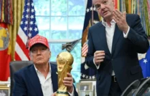 Trump quer Gianni Infantino, presidente da Fifa, à frente da ONU