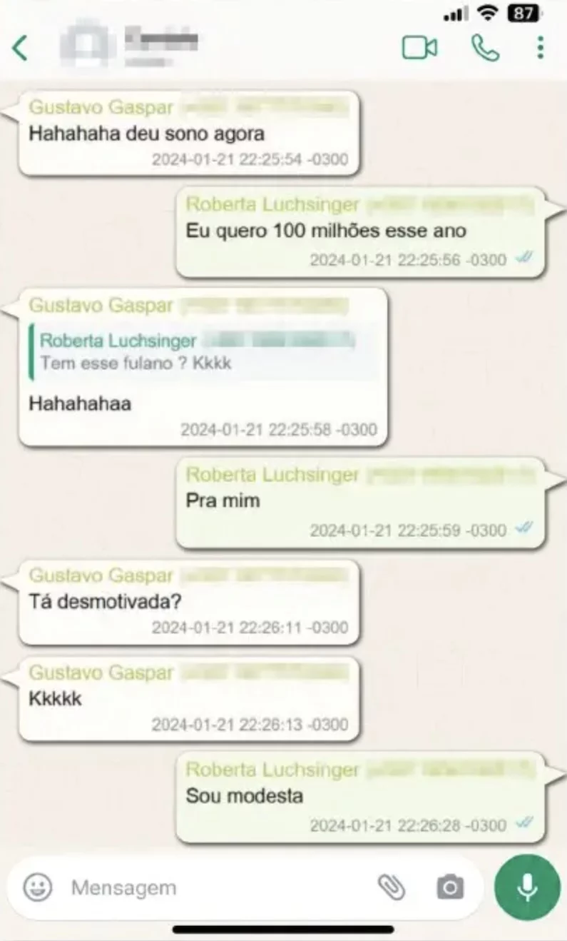 Lobista sócia de Lulinha mirava R$ 100 milhões em um ano e debochava: 'Sou modesta'