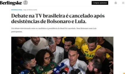 'Caos no Brasil': mídia internacional destaca cancelamento do debate da Globo antes do primeiro turno